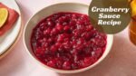 Cranberry Sauce Recipe Run